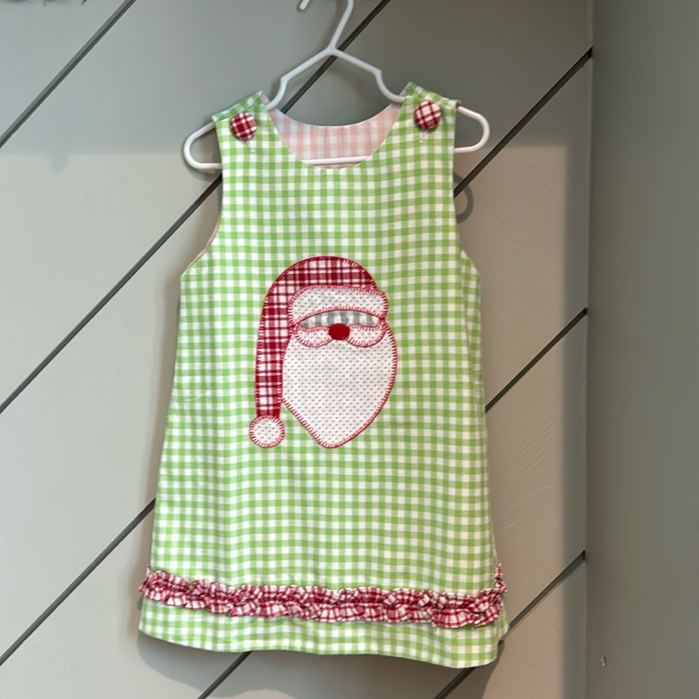 Fall Pumpkin & Santa Reversible Dress